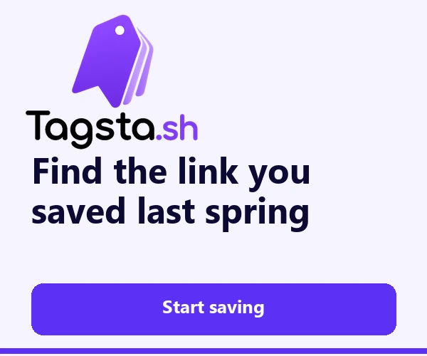 Tagstash: Find the link you saved last spring